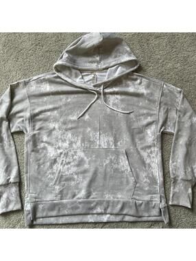 RBX Women’s size L/G Gray Velour-Style Pullover Hoodie Sweatshirt